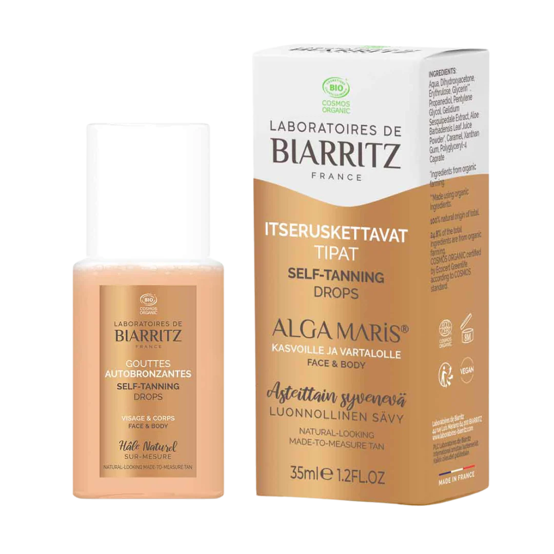 Alga Maris Self Tanning Drops - Itseruskettavat kasvotipat 35 ml