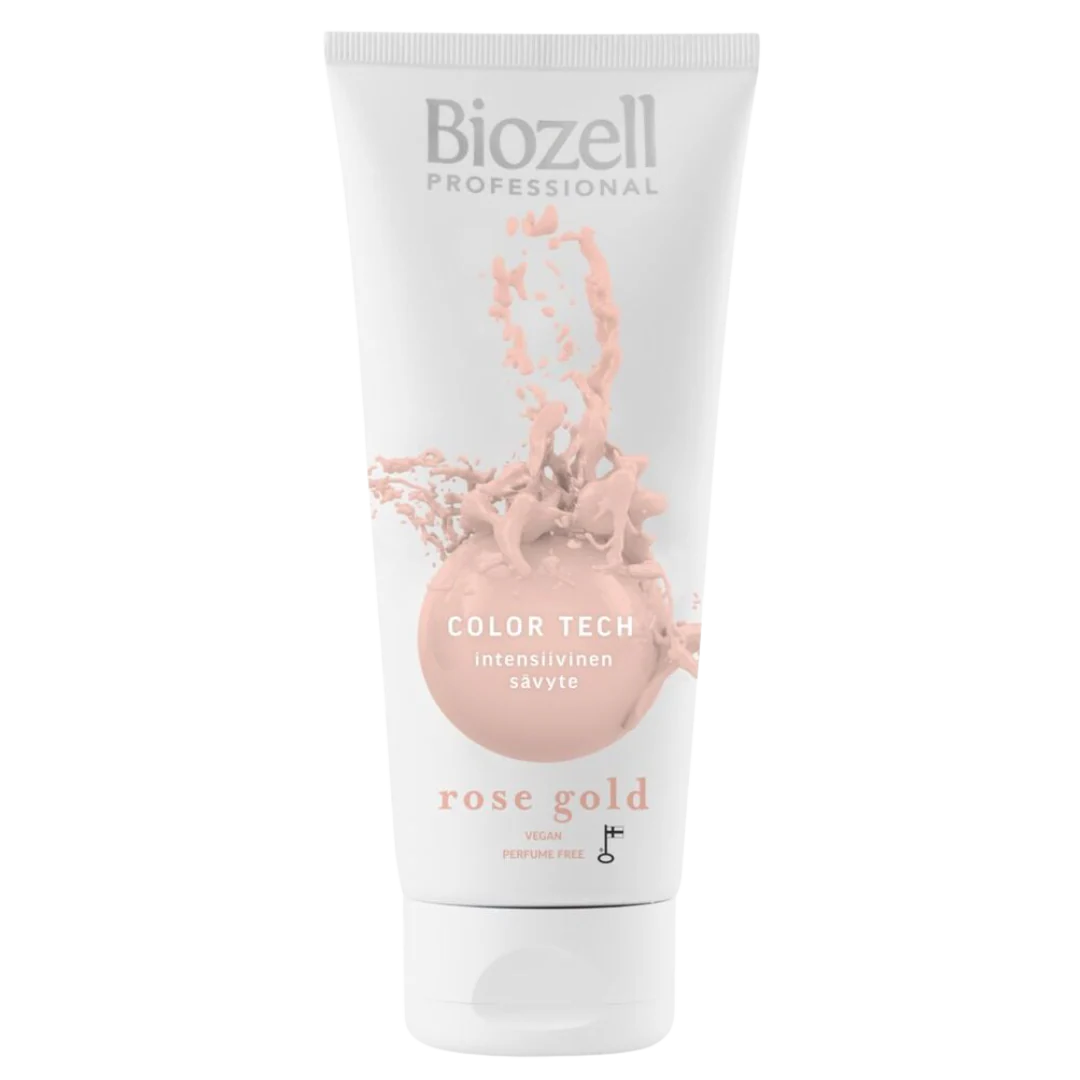 Biozell Professional Color Tech - Intensiivinen sävyte Rose Gold 200 ml - erä