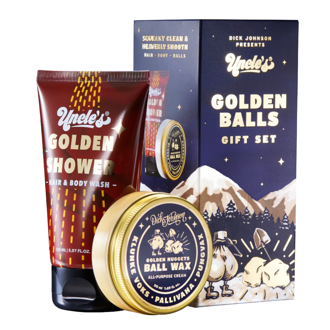 Dick Johnson's Golden Balls - Lahjapakkaus