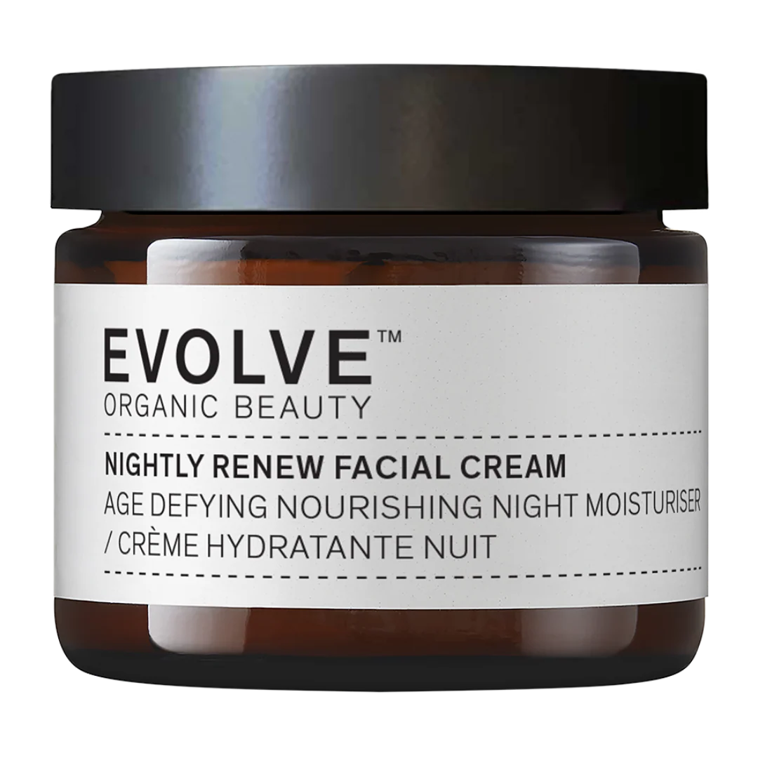 Evolve Organic Beauty Nightly Renew Facial Cream - Yövoide 60 ml