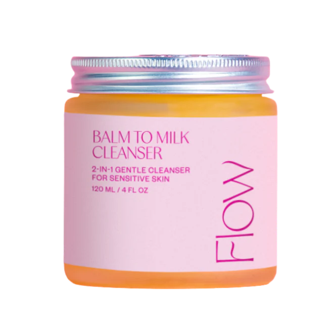 Flow Balm To Milk Cleanser - Puhdistusvoide Kasvoille 120 ml - HUOM. erä lasipurkissa ilman pahvipakkausta