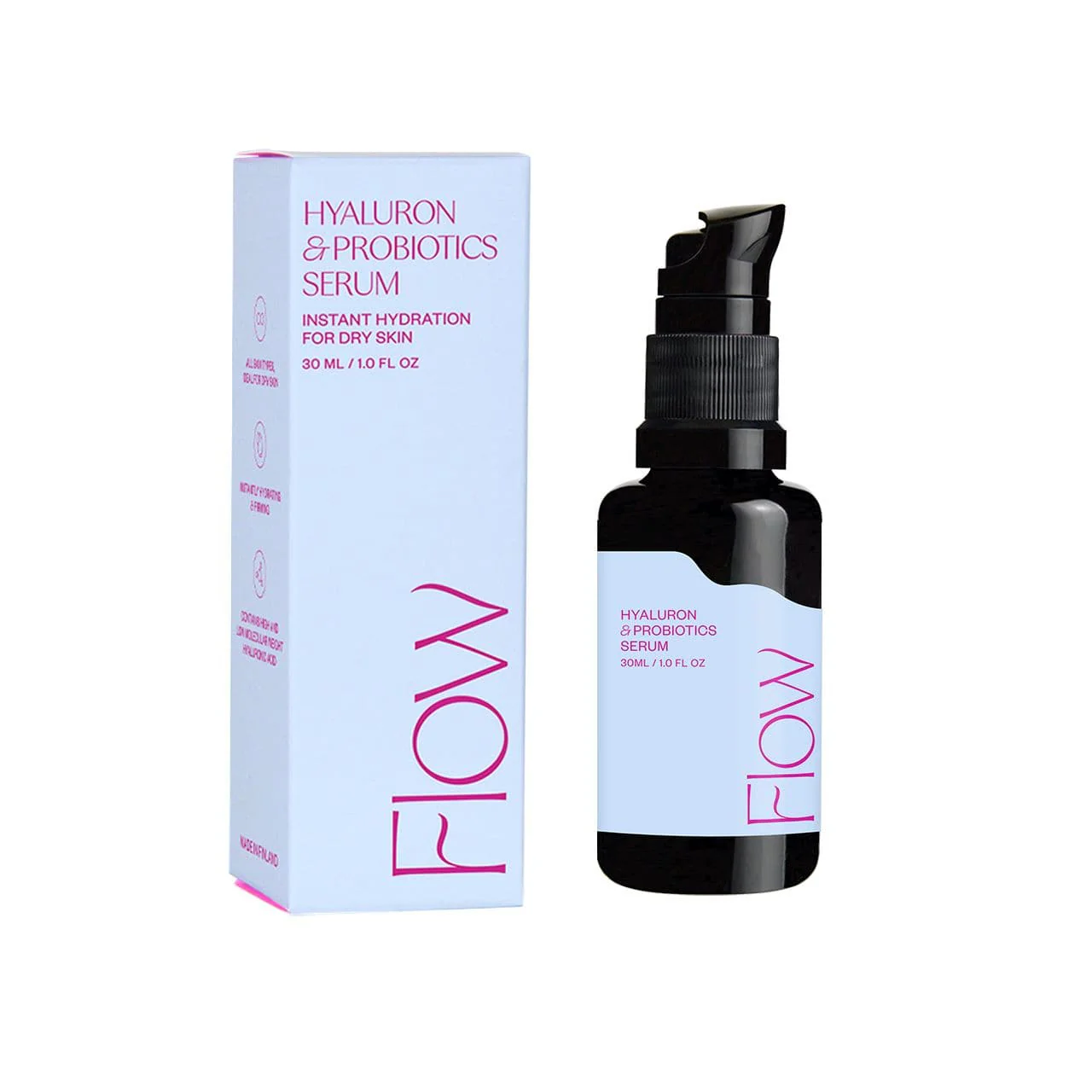 Flow Hyaluron & Probiotics - kasvoseerumi 30 ml