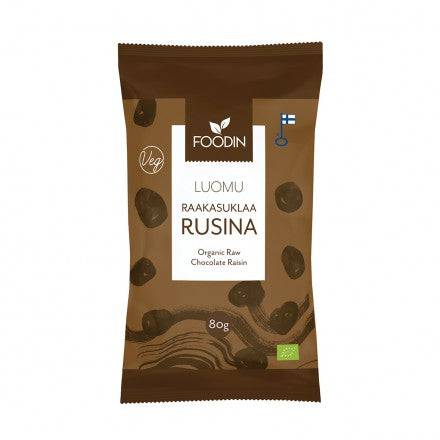 Foodin Raakasuklaa Rusina Luomu 80 g