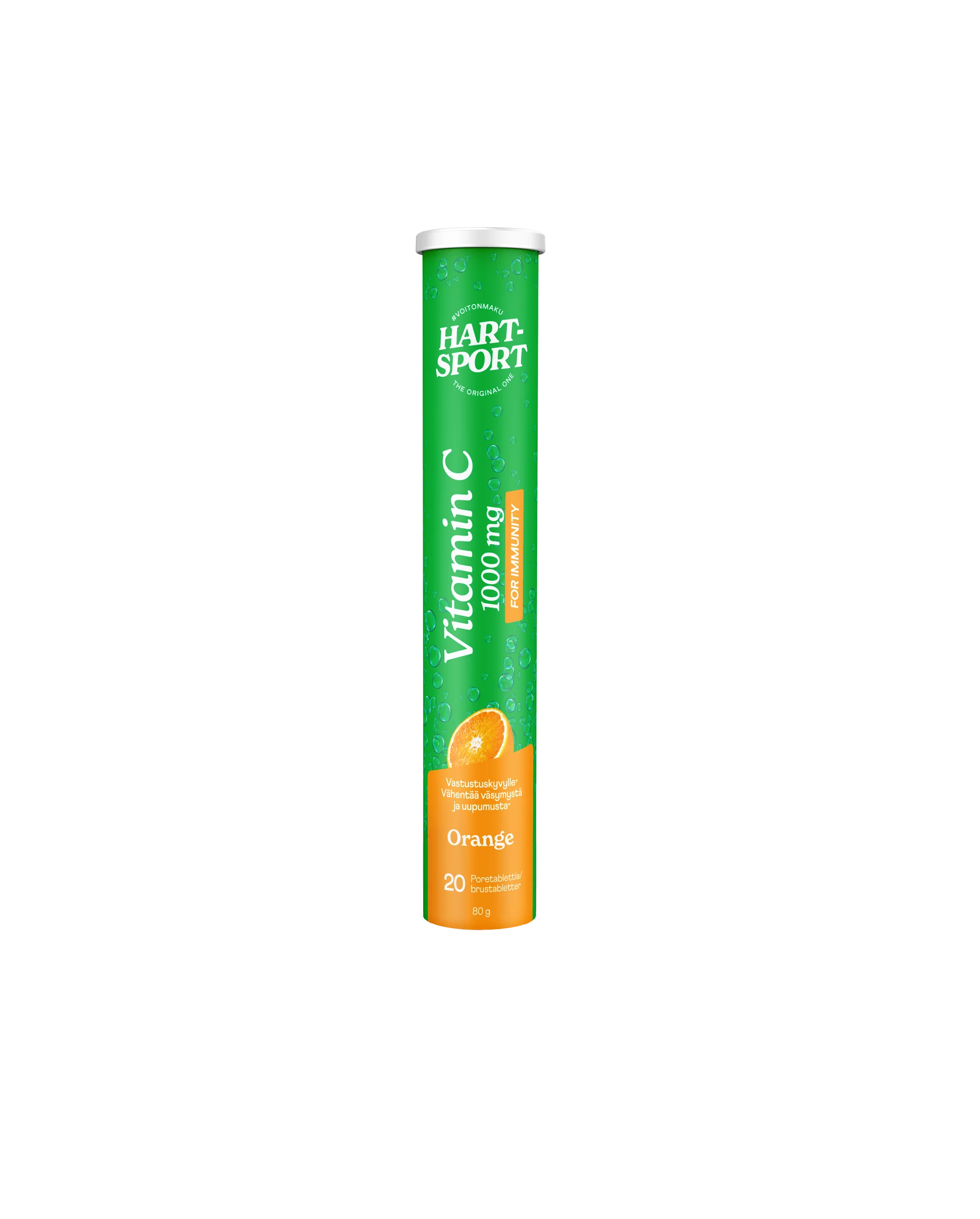 Hart-Sport Vitamin C 1000 mg - C-vitamiiniporetabletti Appelsiini 20 poretabl.