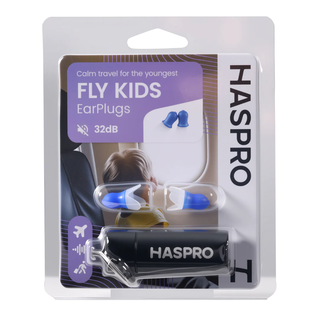 Haspro Fly Kids EarPlugs - Lentokorvatulpat lapsille 1 pari