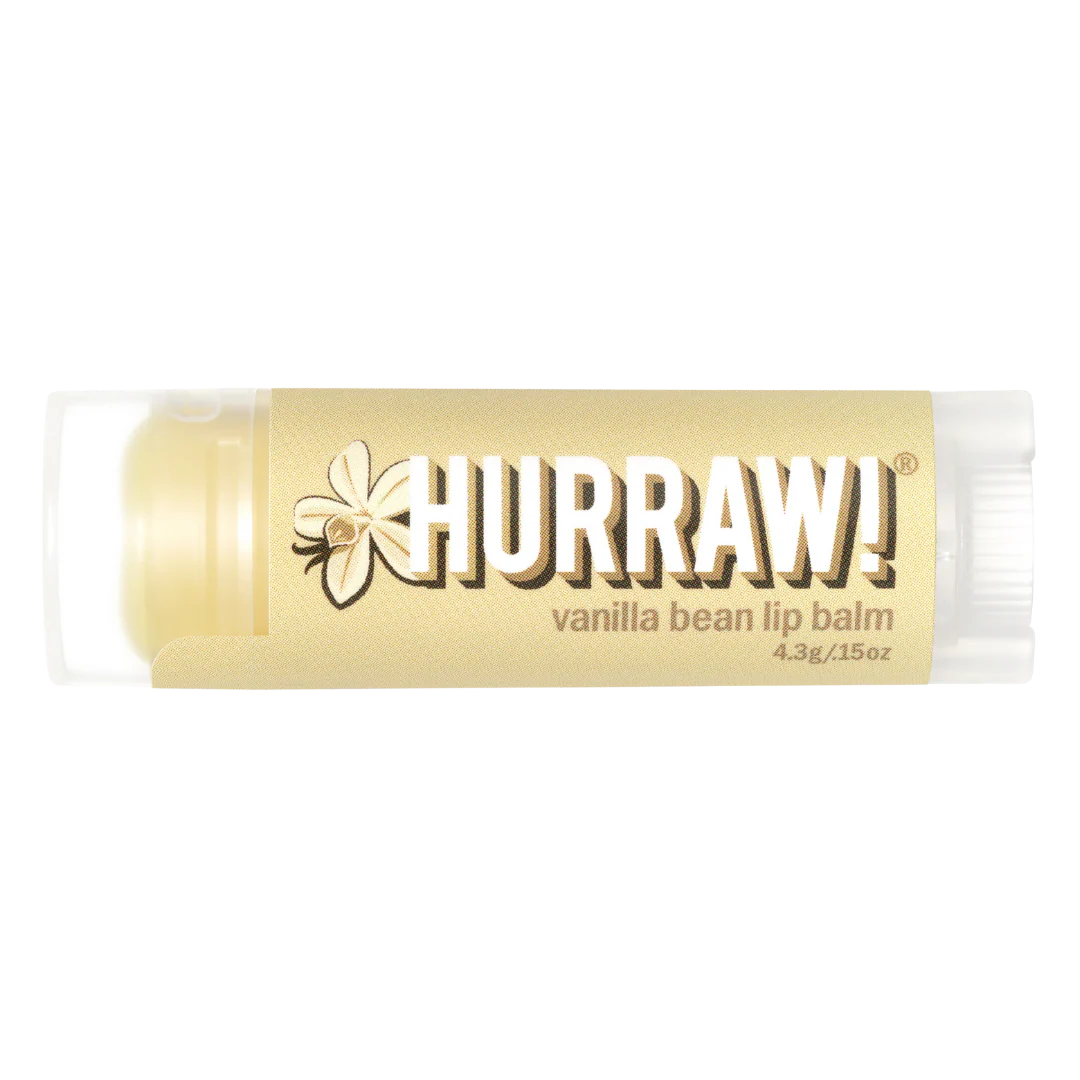 Hurraw! Vanilla Bean Lip Balm - Vanilja huulivoide 4,8 g