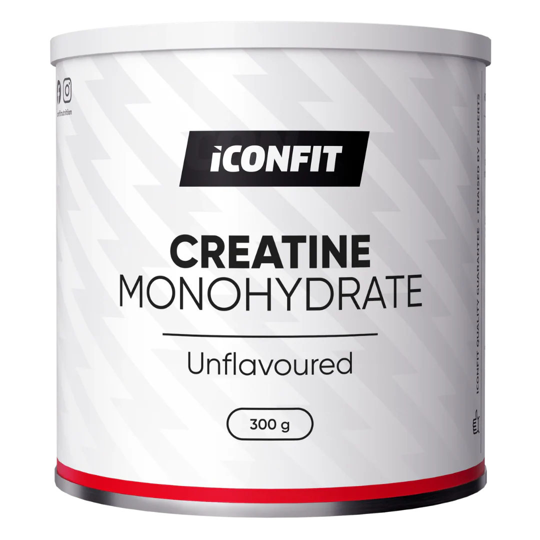 ICONFIT Creatine Monohydrate - Kreatiinimonohydraatti Maustamaton 300 g