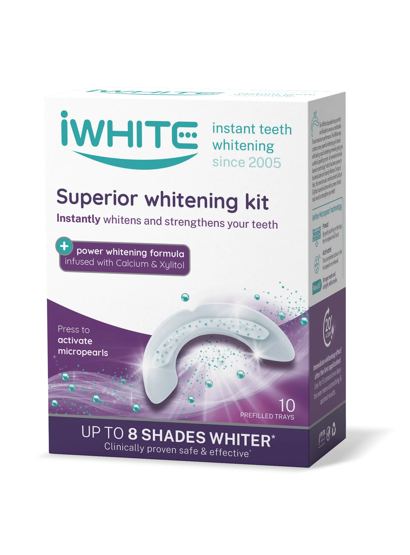 iWhite Superior Whitening Kit - Valkaisumuotit 10 x 0,8 g