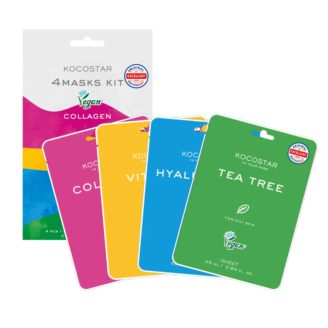KOCOSTAR 4 Masks Kit - 4 Kangasnaamiota