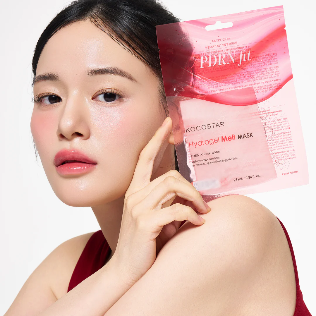 KOCOSTAR Hydrogel Melt Mask PDRN Fit - Kasvonaamio 1 kpl - Image 3