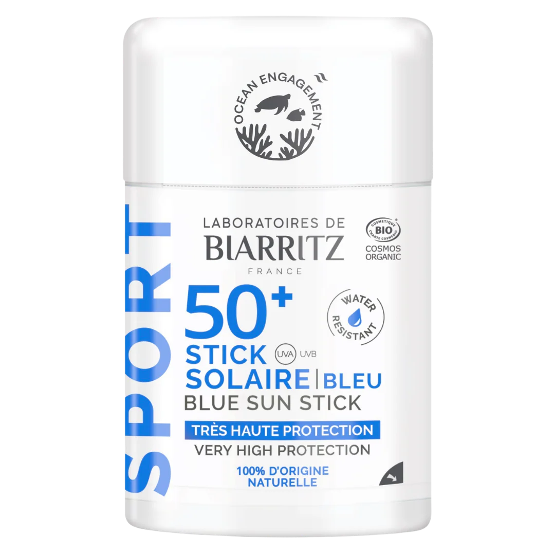 Laboratoires de Biarritz Sport Blue Sun Stick SPF50+ - Aurinkovoidepuikko 12 g - erä