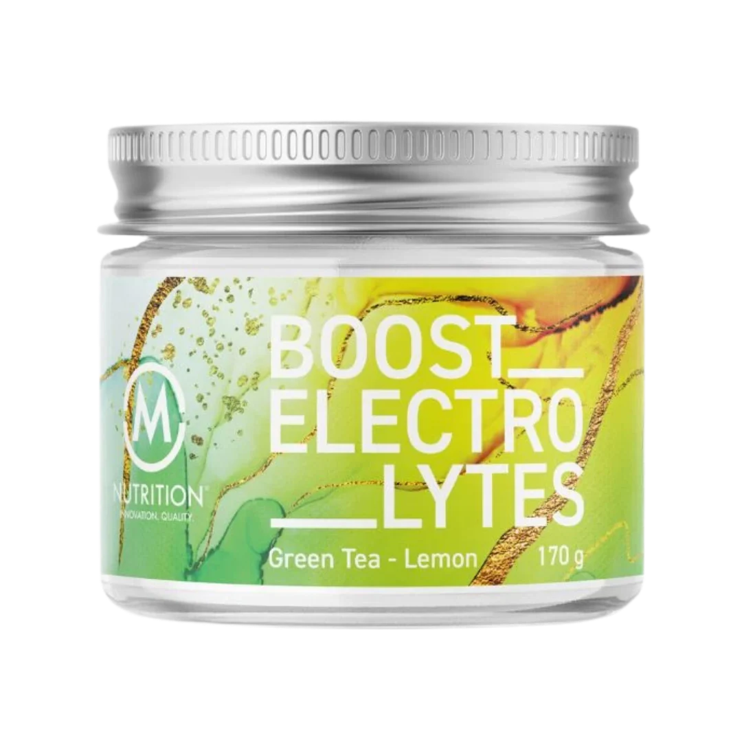 M-Nutrition Boost Electrolytes - Elektrolyyttijauhe Vihreä Tee & Sitruuna 170 g