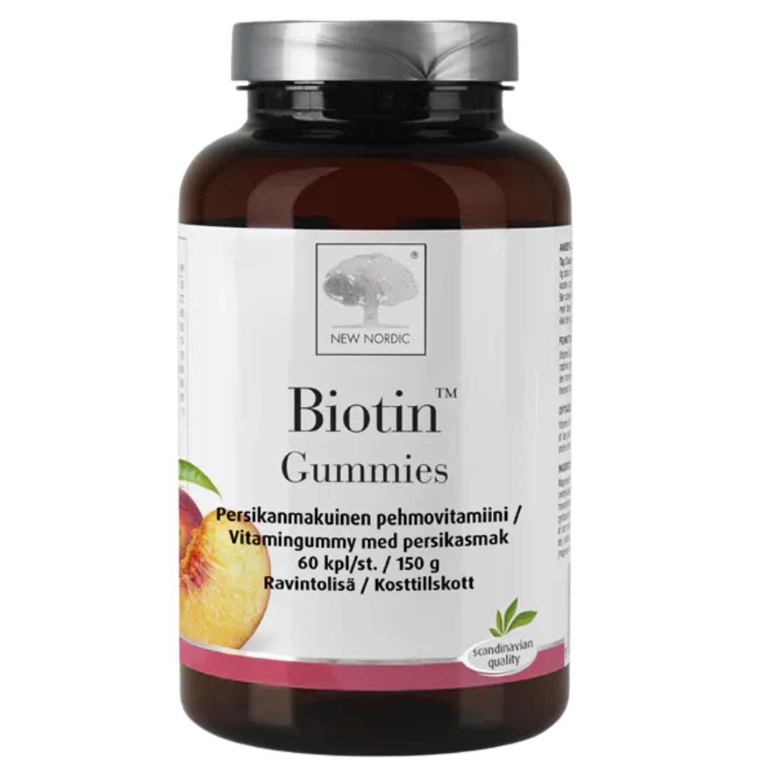 New Nordic Biotin Gummies - Biotiini Pehmopalat 60 kpl