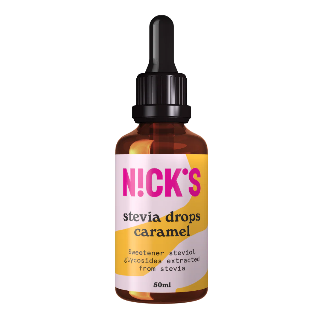 Nick's Stevia Drops - Steviatipat Caramel 50 ml - poistuu