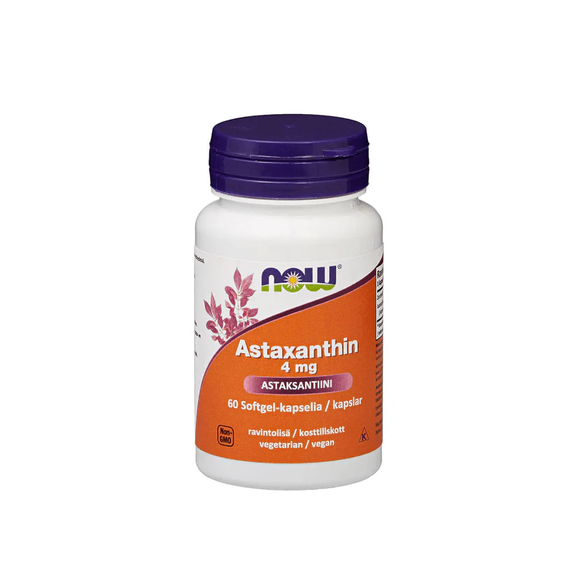 Now Foods Astaksantiini 4 mg 60 kaps.