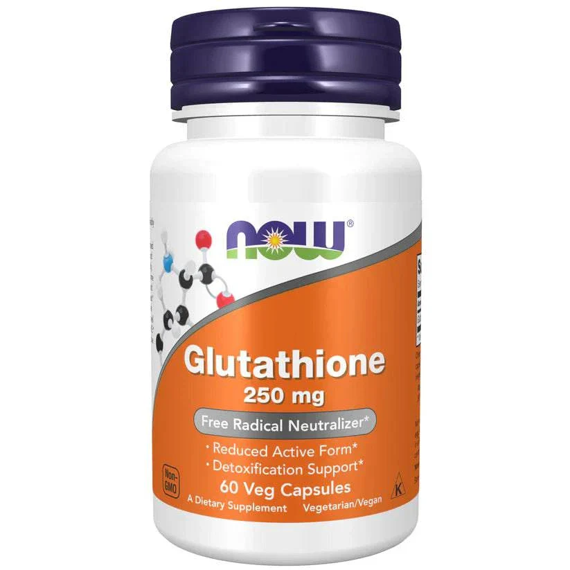 Now Foods Glutathione 250 mg 60 kaps. - Glutationi