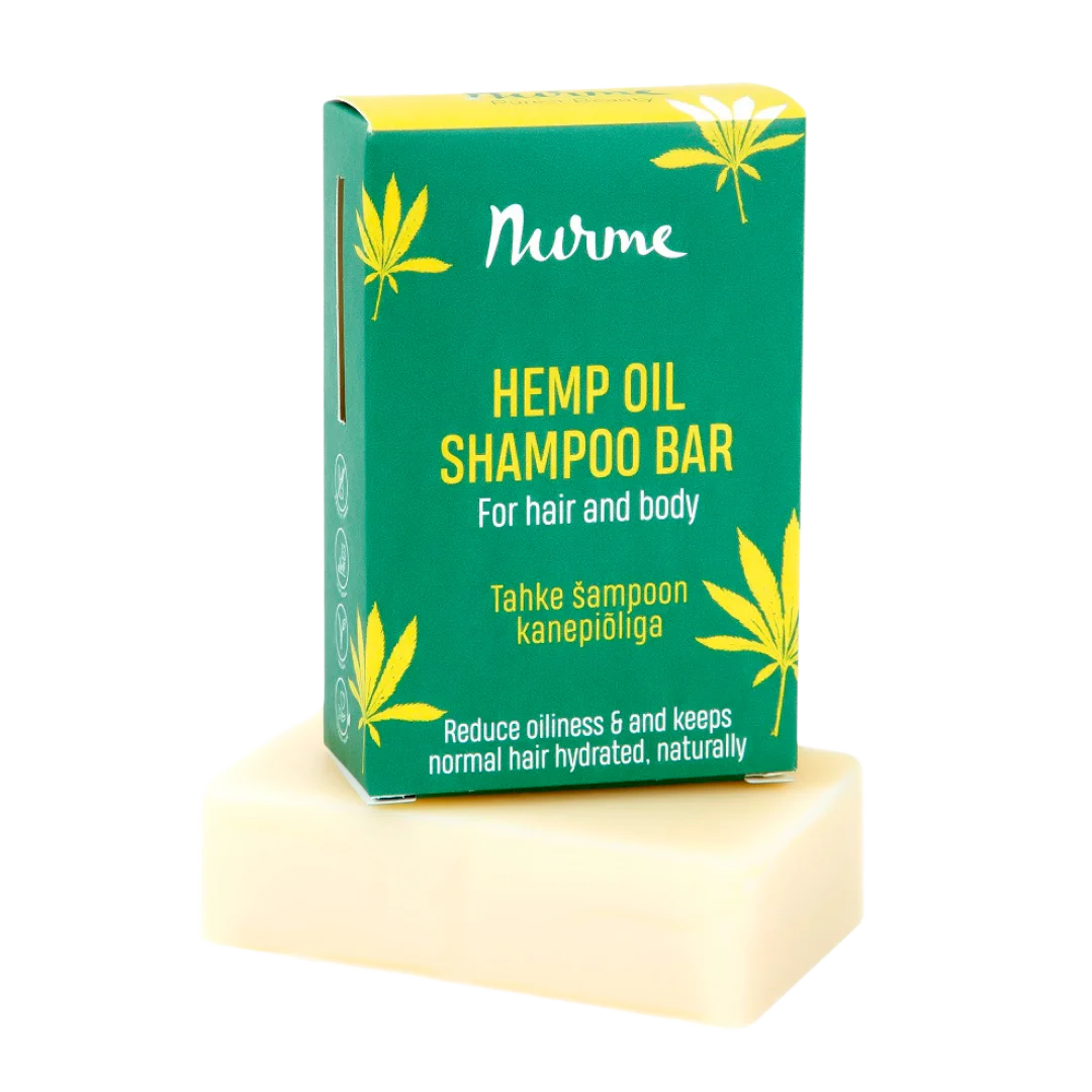 Nurme Hemp Oil Shampoo Bar - Hamppu Palashampoo 100 g