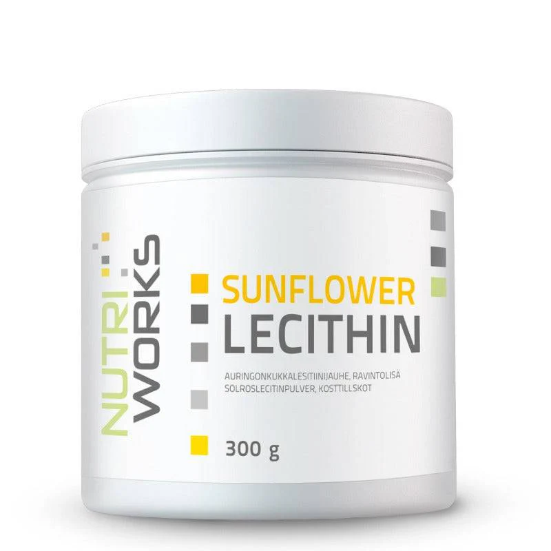 Nutri Works Sunflower Lecithin - Auringonkukkalesitiinijauhe 300 g
