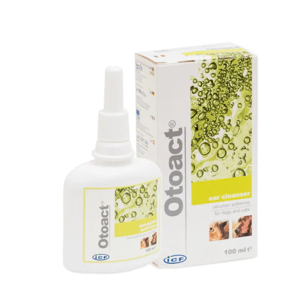 Otoact - Korvanpuhdistusliuos koirille ja kissoille 100 ml