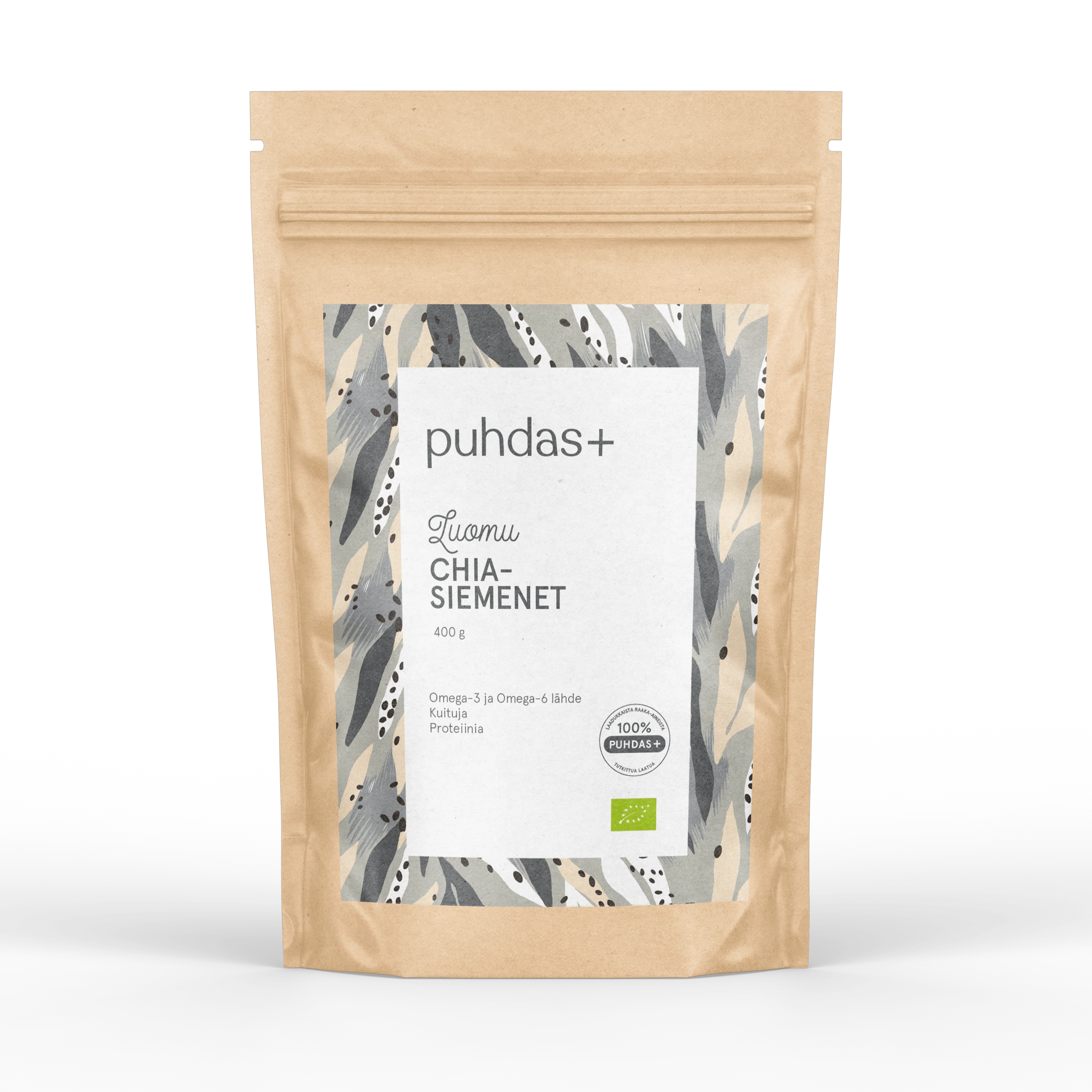 Puhdas+ Luomu Chia-siemenet 400 g