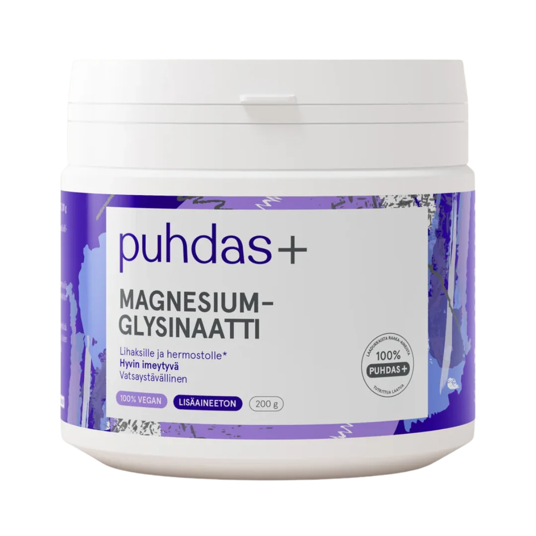 Puhdas+ Magnesiumglysinaatti 200 g