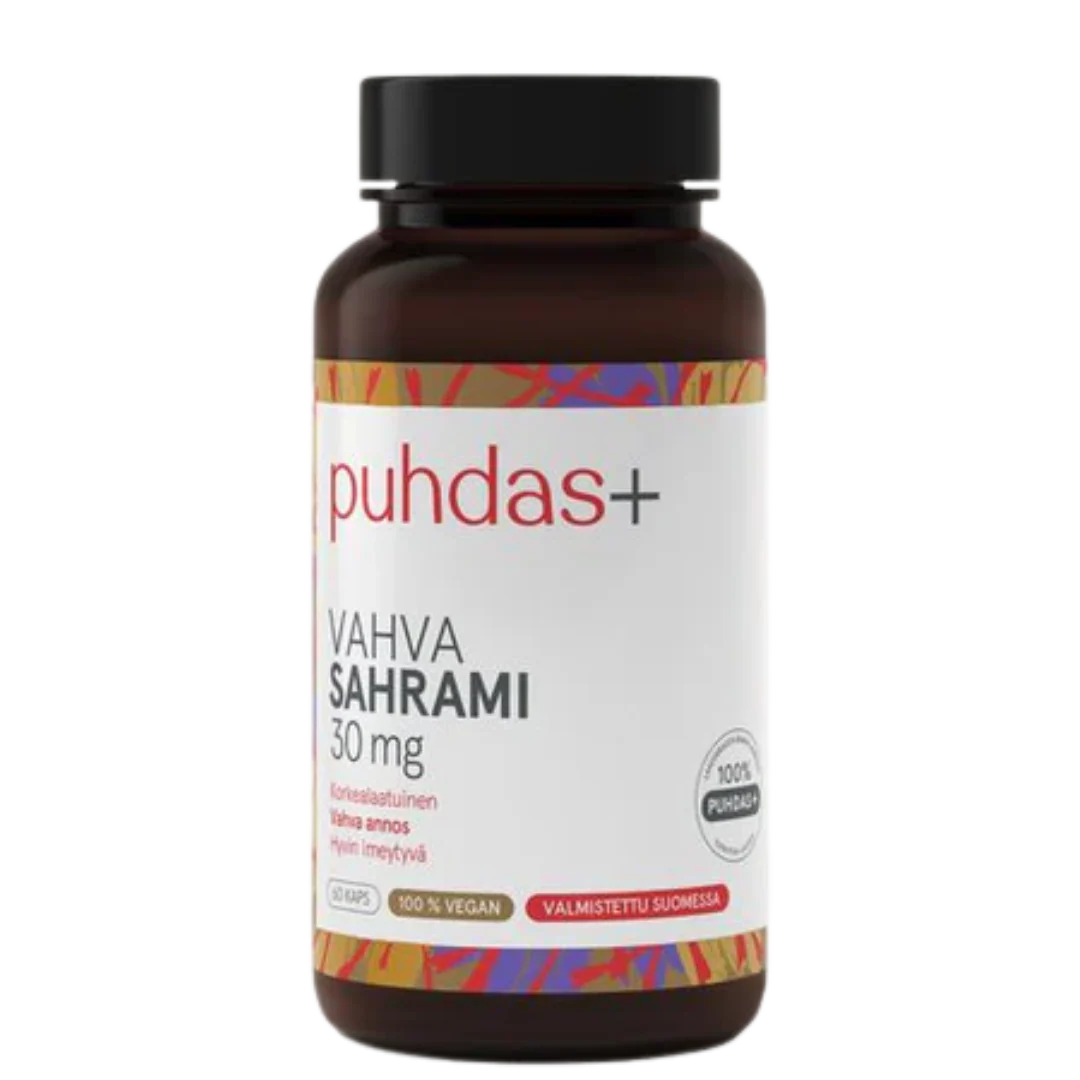 Puhdas+ Vahva Sahrami 30 mg 60 kaps.