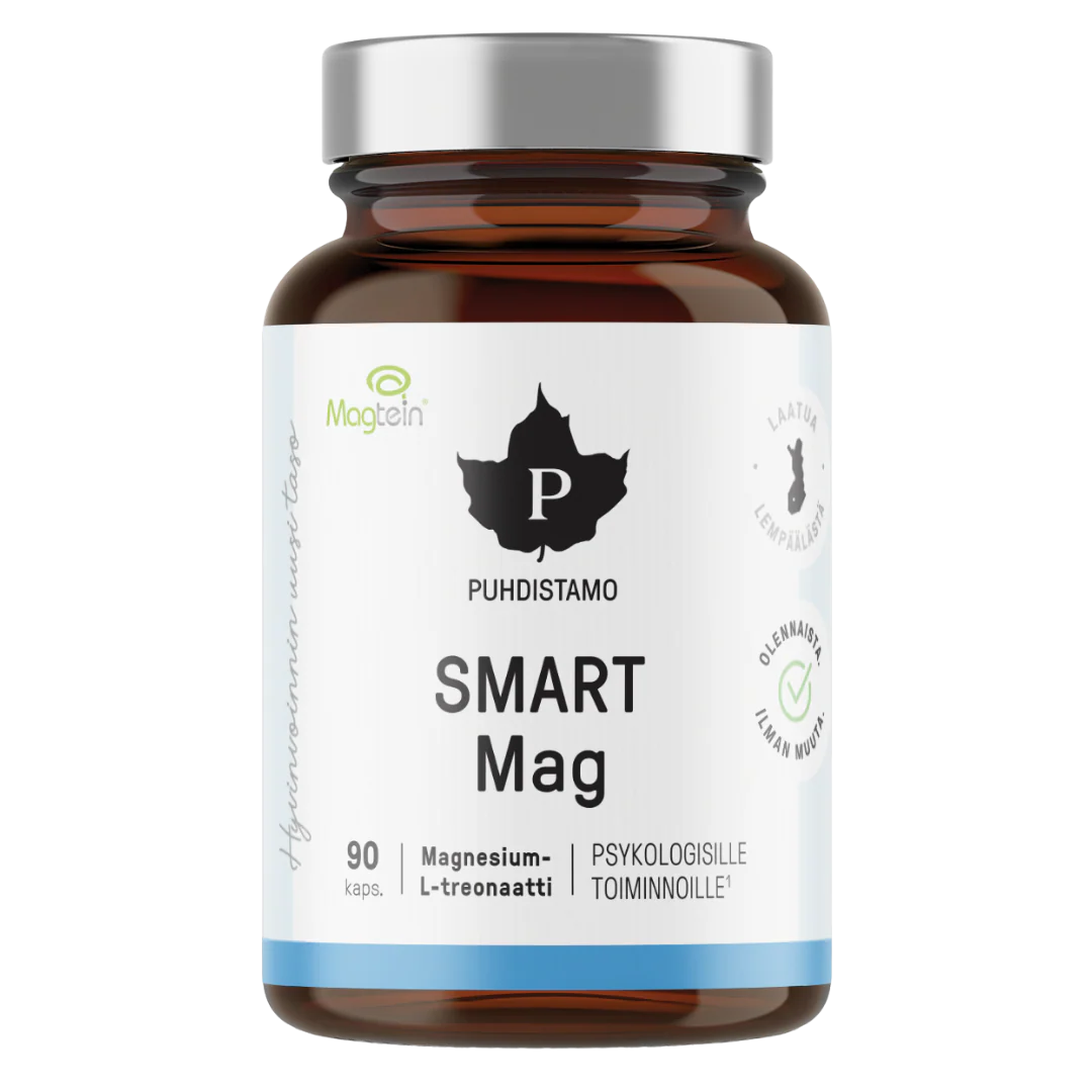 Puhdistamo Smart Mag - Magnesium L-treonaatti 90 kaps.