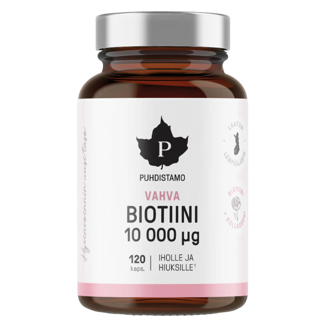 Puhdistamo Vahva Biotiini 10 000 µg 120 kaps.