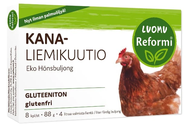 Reformi Luomu Kanaliemikuutio 8 kpl - päiväys 07/2026 - erä