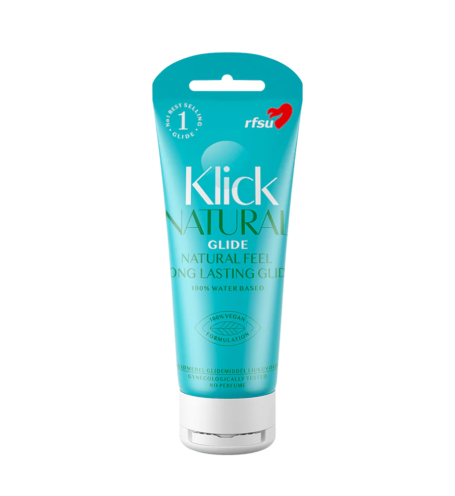 Rfsu Klick Natural Glide - Hajusteeton Vesipohjainen liukuvoide 100 ml