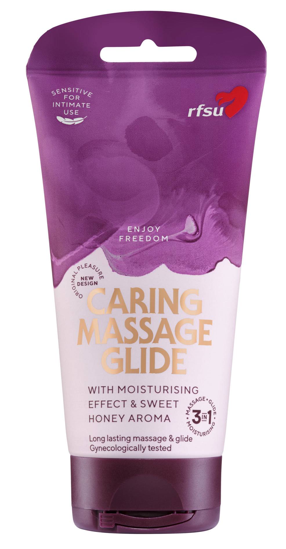 RFSU Sense Me Caring Massage Glide - Vesipohjainen liukuvoide 150 ml
