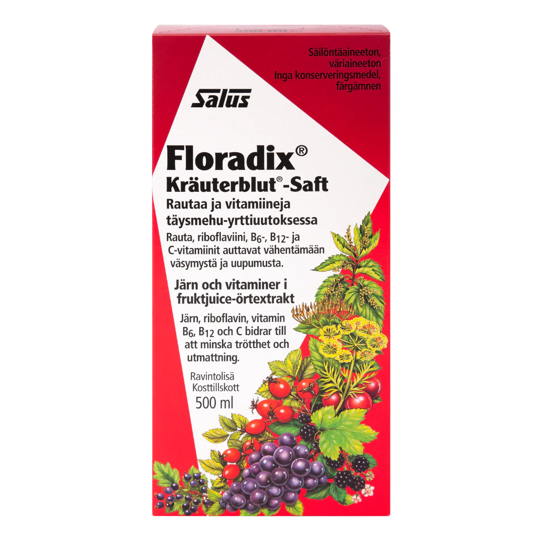 Salus Floradix Rauta ja Vitamiinivalmiste 500 ml