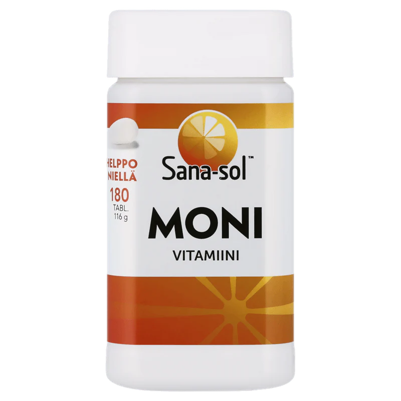 Sana-sol Monivitamiini 180 tabl.