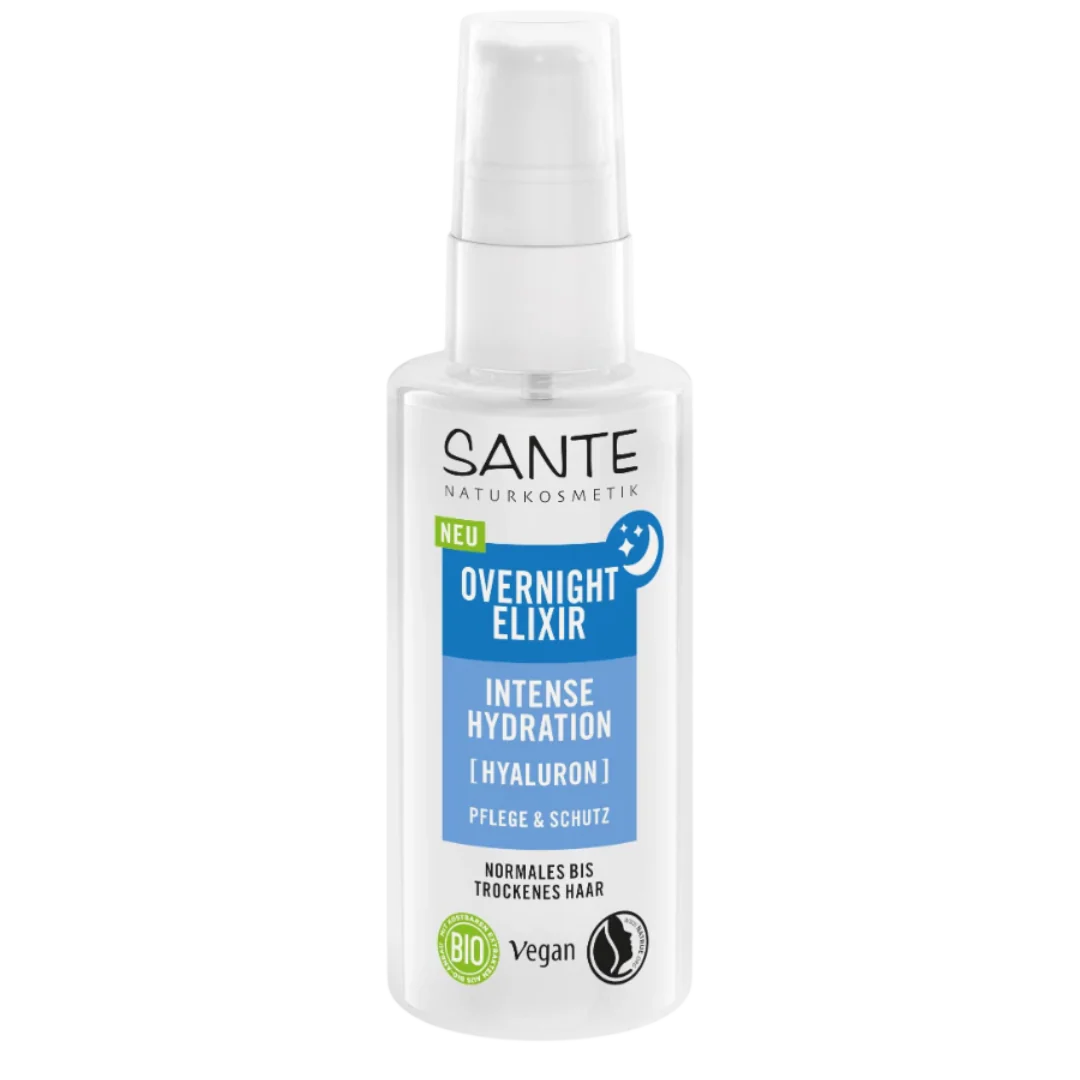Sante Intense Hydration Overnight Elixir - Hiuksiin jätettävä hoitoaine 75 ml