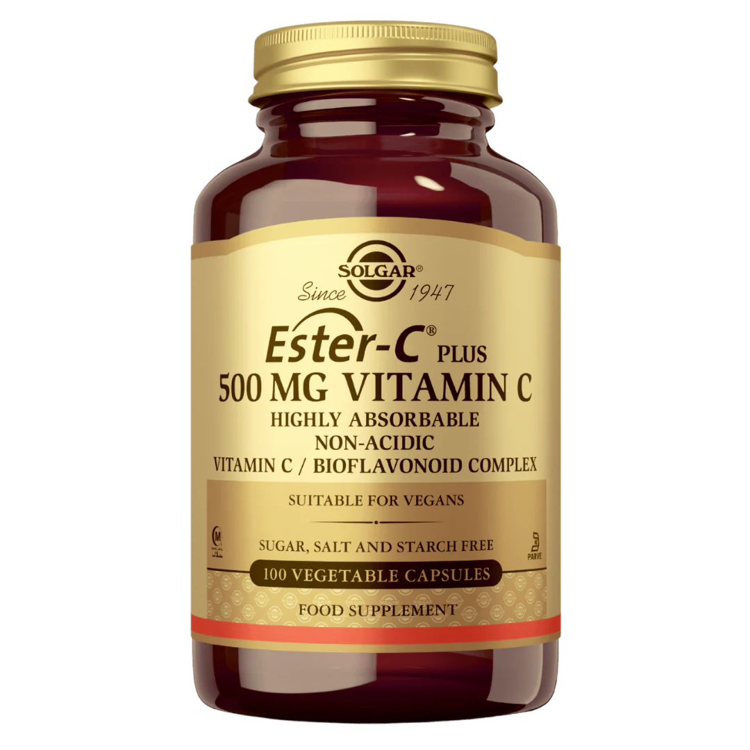 Solgar Ester C-Plus 500 mg - C-vitamiini 100 kaps.