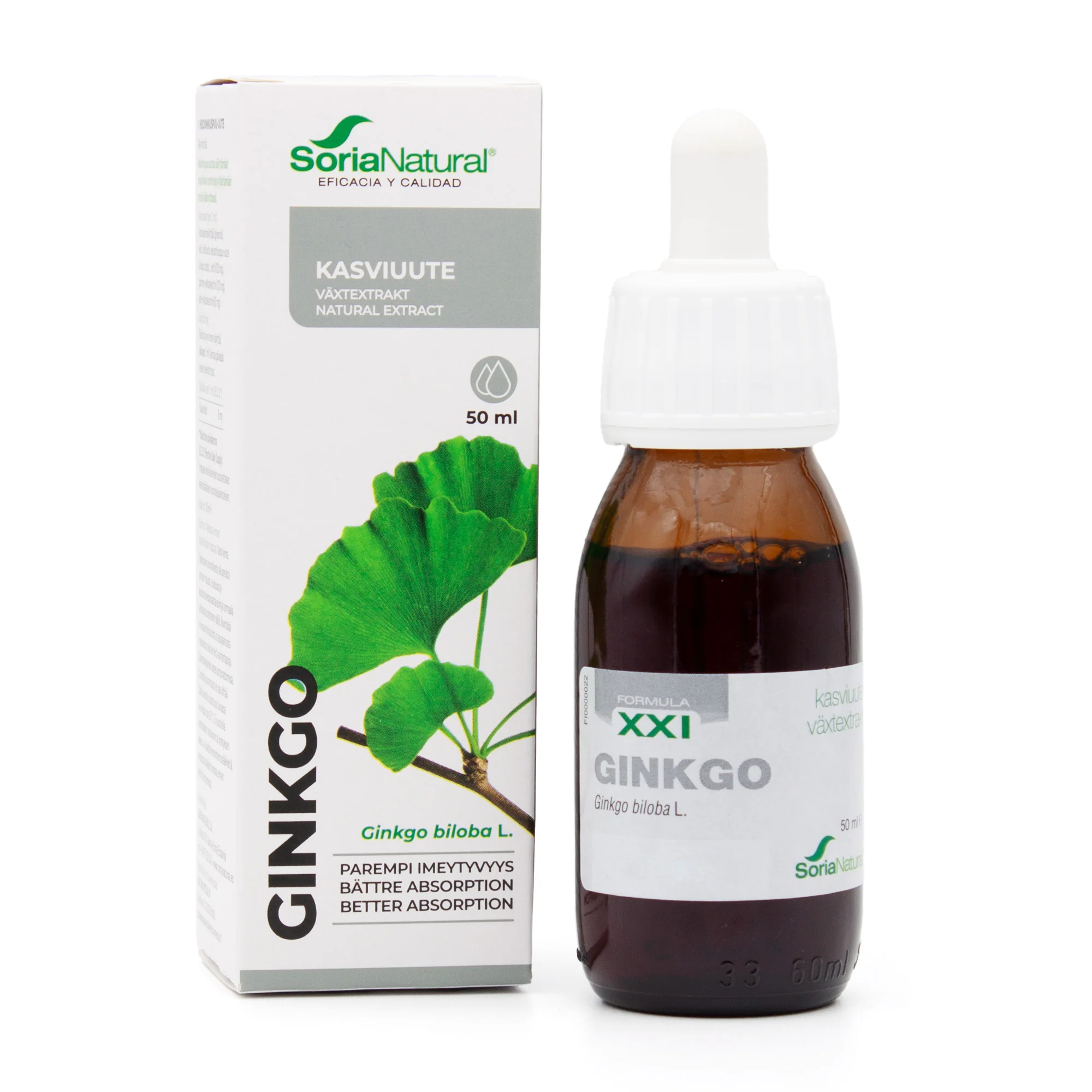 Soria Natural Ginkgo Neidonhiuspuu-uute 50 ml
