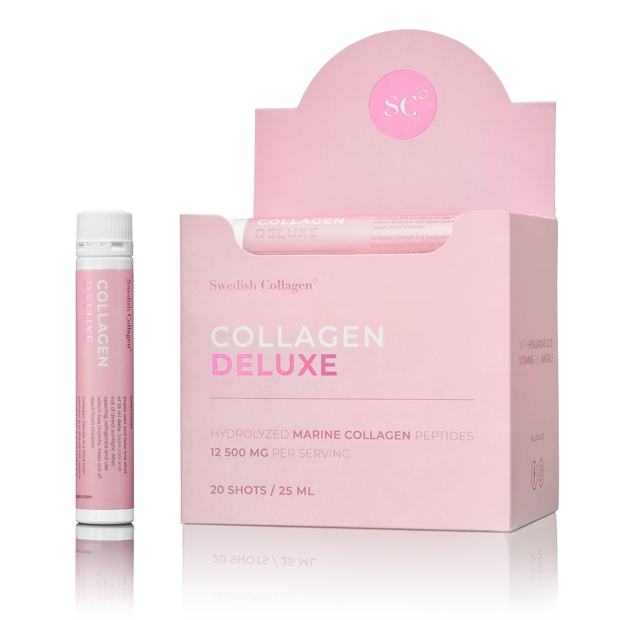 Swedish Collagen Deluxe Kollageeni Shot 20 x 25 ml