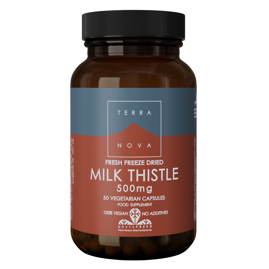 Terranova Milk Thistle 500 mg - Maarianohdake 50 kaps.
