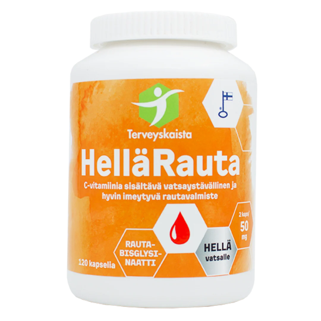 Terveyskaista HelläRauta 50 mg 120 kaps.