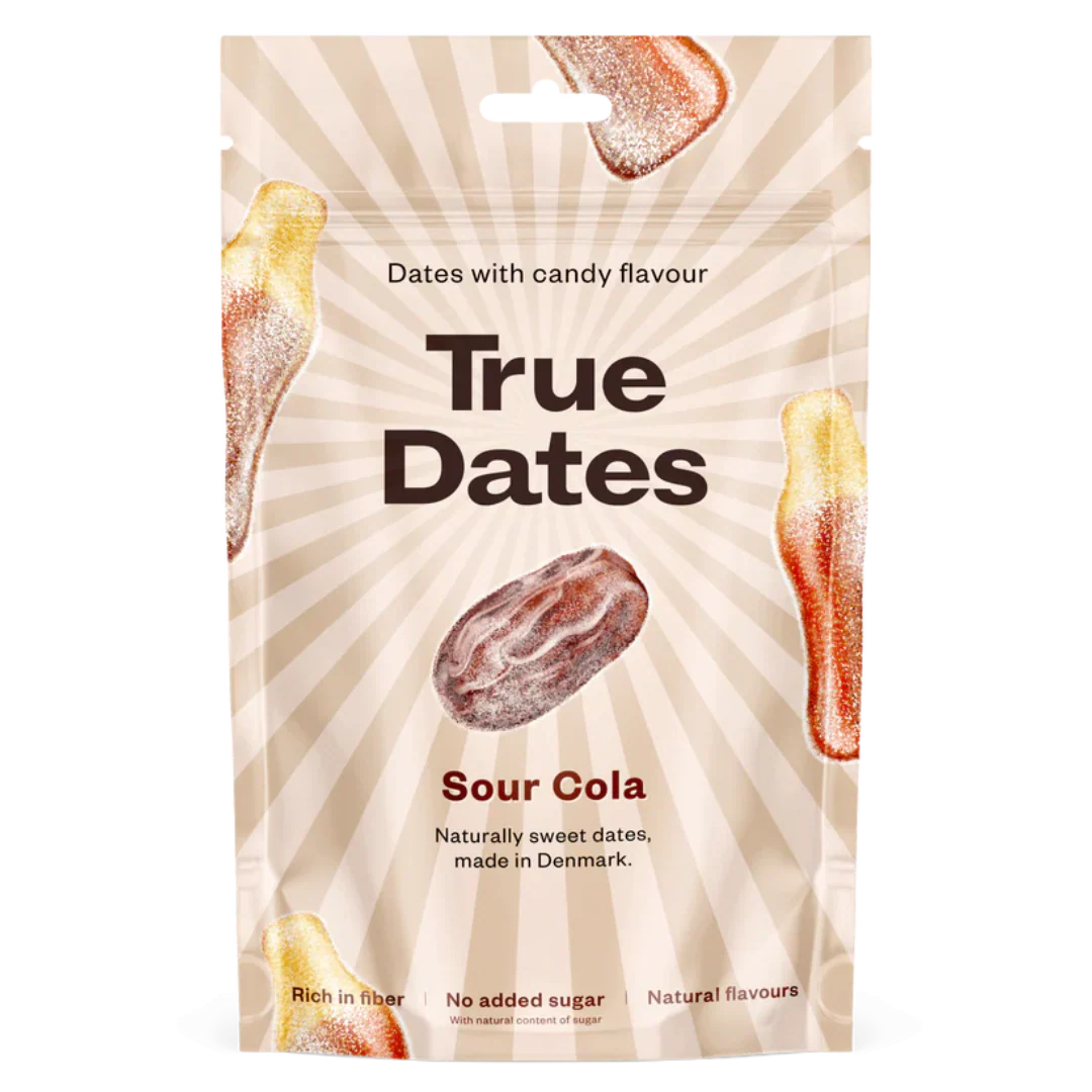 True Dates Sour Cola - Taatelimakeinen Kirpeä Kola 100 g