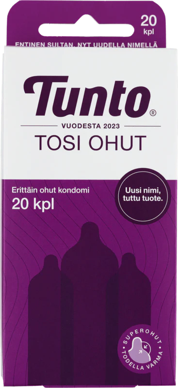 Tunto Tosi Ohut Kondomi 20 kpl